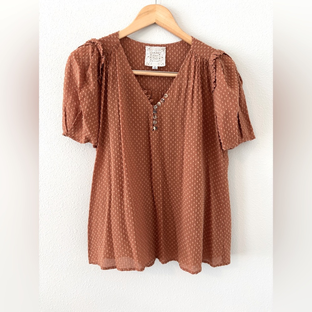Johnny Was archer flare top